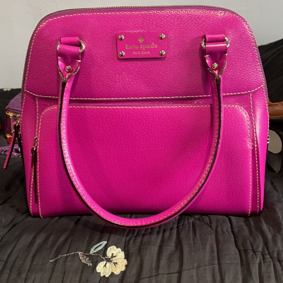 Kate Spade Magenta leather purse - Picture 2 of 4